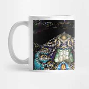 Mandelbulb Mountain After Dark Mug